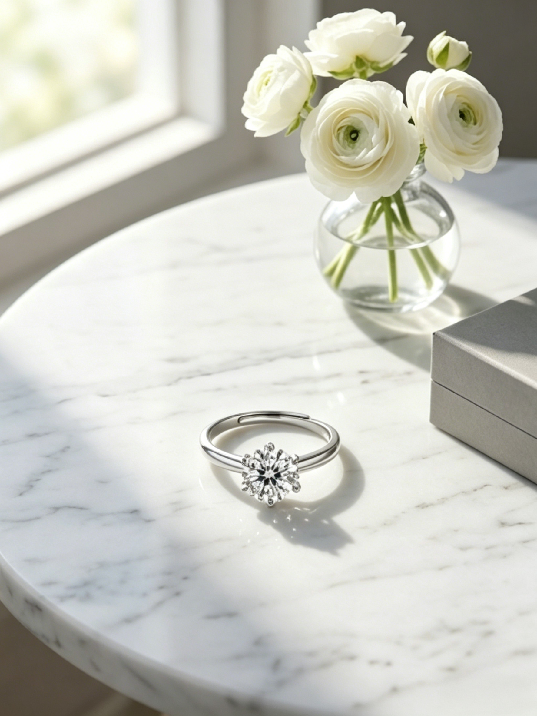The Iconic Six-Prong Moissanite Solitaire Ring — 1ct / 2ct / 5ct D-Color Brilliant Cut, Ethically Sourced Excellence