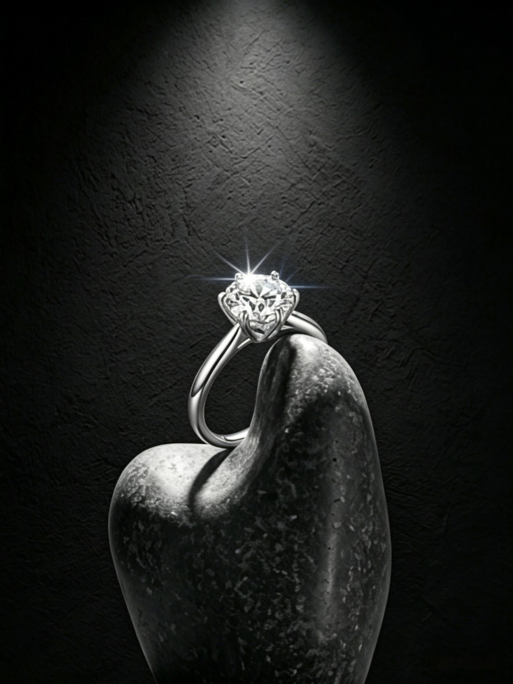 The Iconic Six-Prong Moissanite Solitaire Ring — 1ct / 2ct / 5ct D-Color Brilliant Cut, Ethically Sourced Excellence