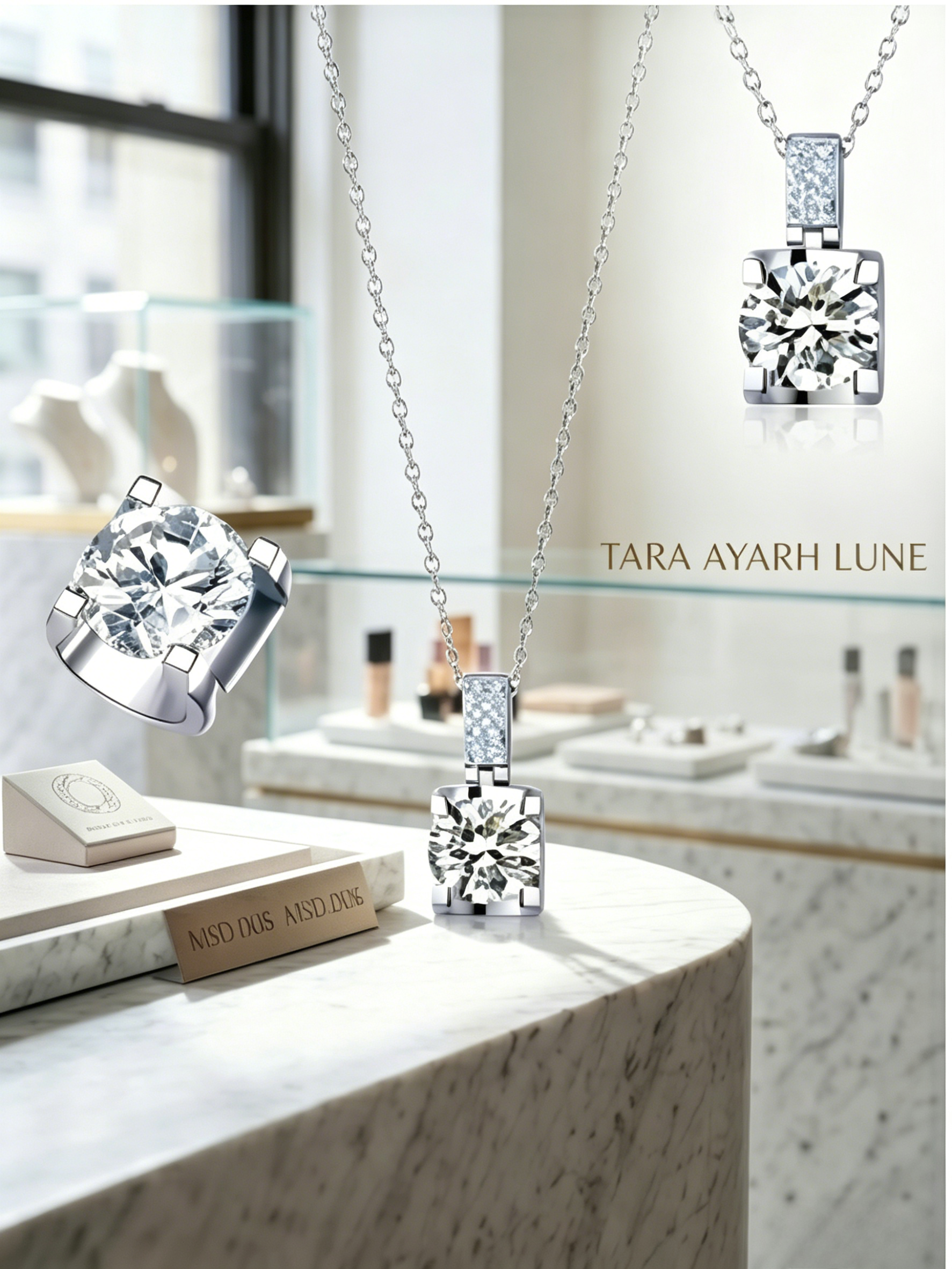 MSD.006 | The "Dual-Core" Nexus Pendant: 1.0ct Precision-Cut Moissanite in an Industrial-Grade Bovine Setting