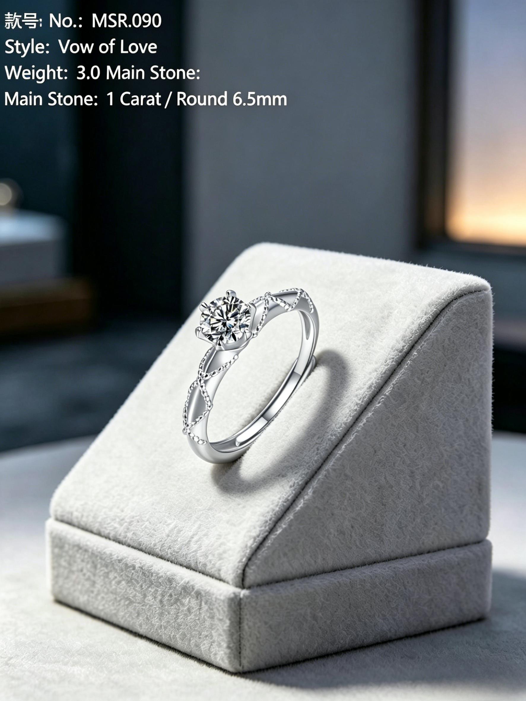 Versa-Glow | Adjustable Moissanite Wedding Ring - One-Size Surprise Promise & Anniversary Band