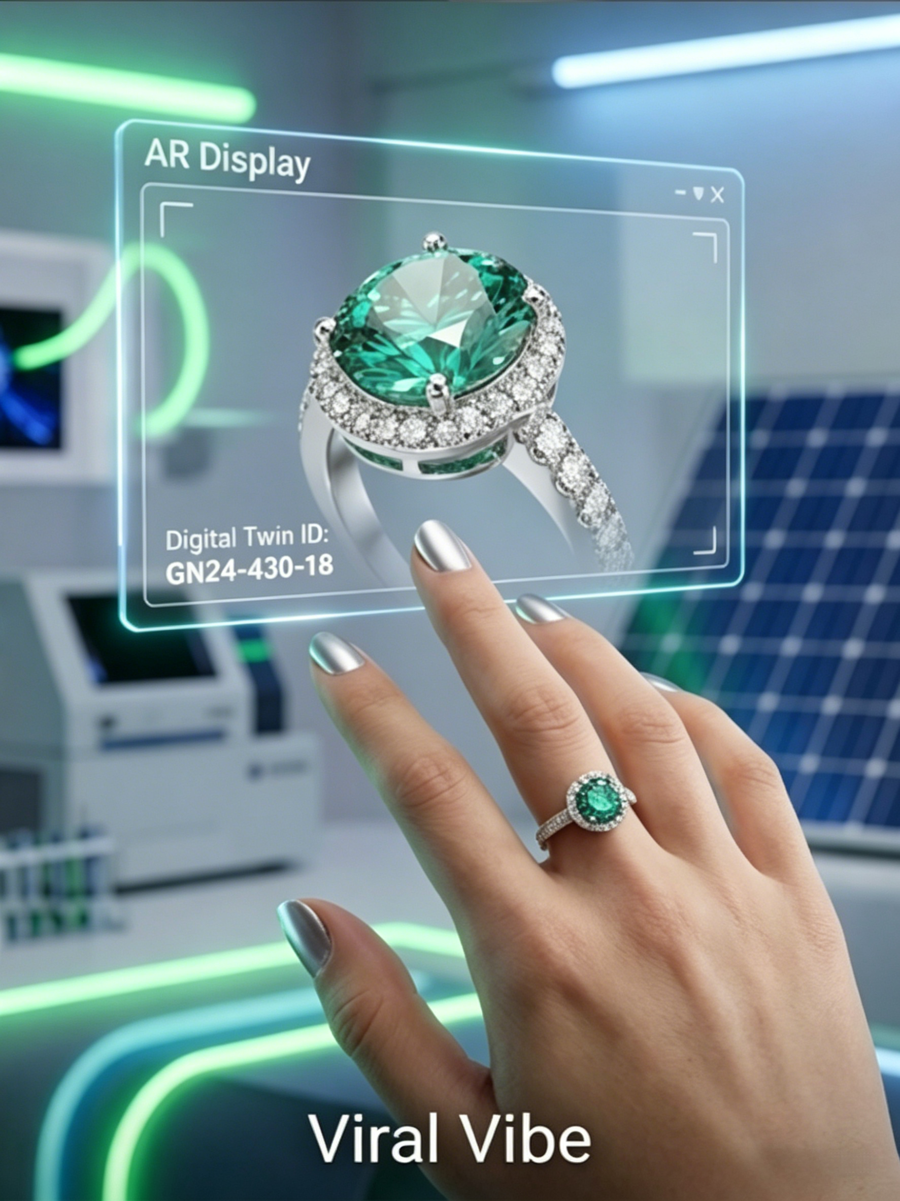 MSR.430 The "Luminous Halo" Series | 3ct Brilliant-Cut Moissanite Classic Cake Ring - Scientific Radiance Edition