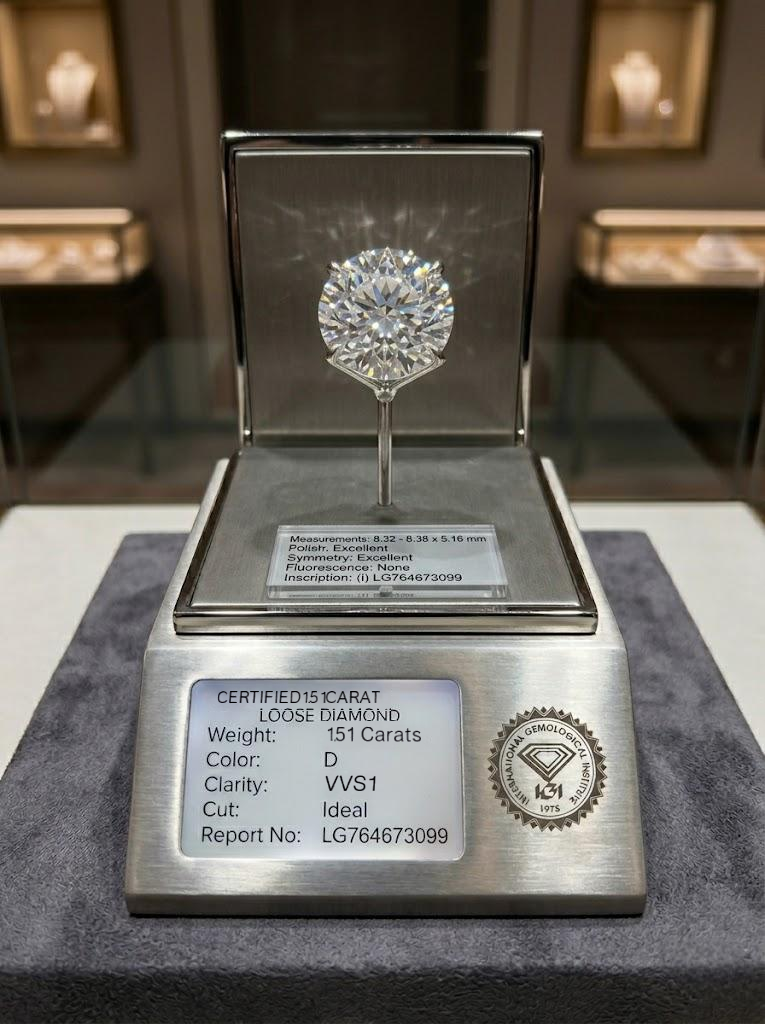 The "Freedom" Series: IGI Certified Premium Lab-Grown Loose Diamonds | D Color, VVS1-VS1 Clarity | 1.02ct - 3.01ct Elite Selection
