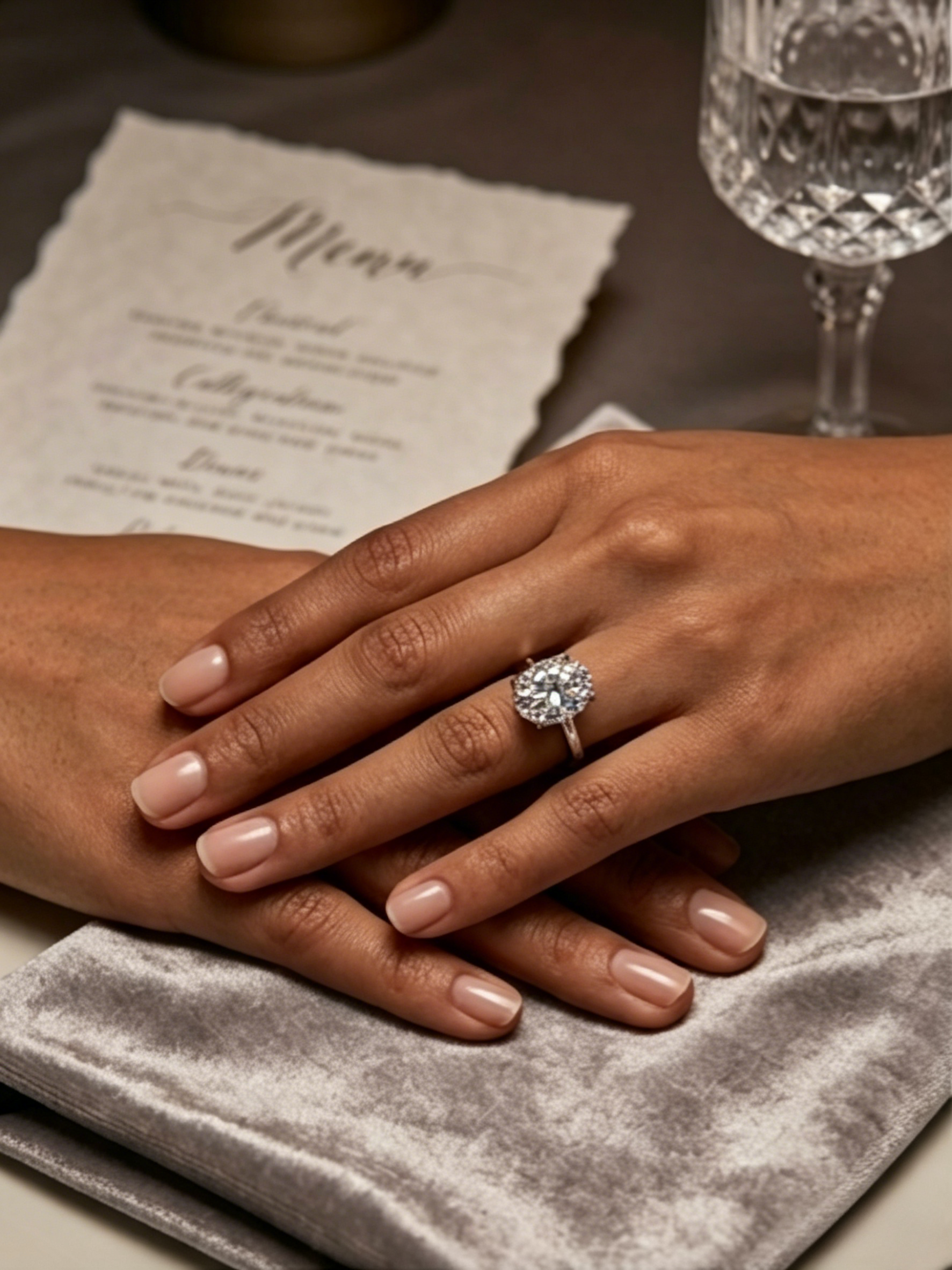 MSR.346 Timeless Oval Statement Ring | 7x9mm Moissanite Solitaire | TARA AYARH LUNE