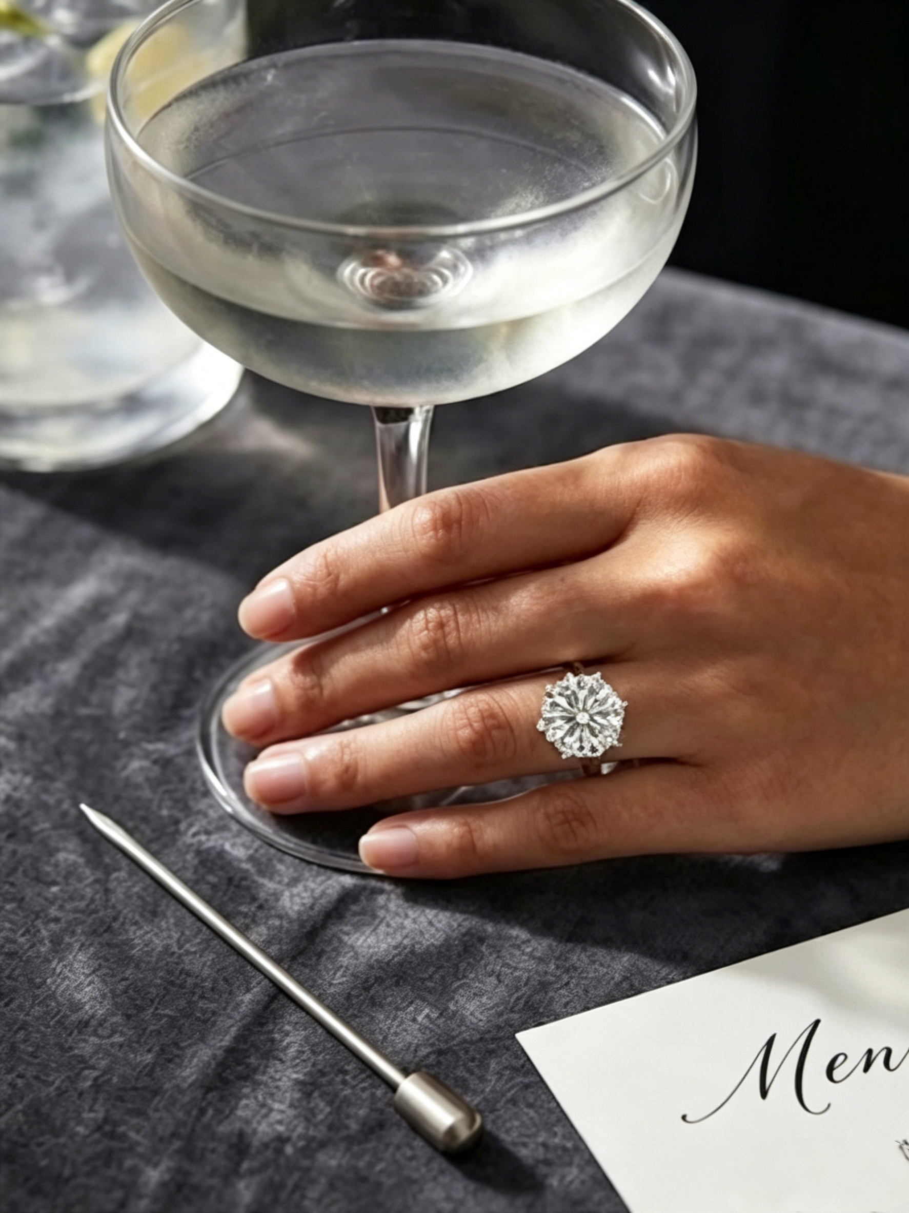 MSR.361 Ultimate Statement Solitaire | 10ct Ultra-Brilliant Moissanite | TARA AYARH LUNE