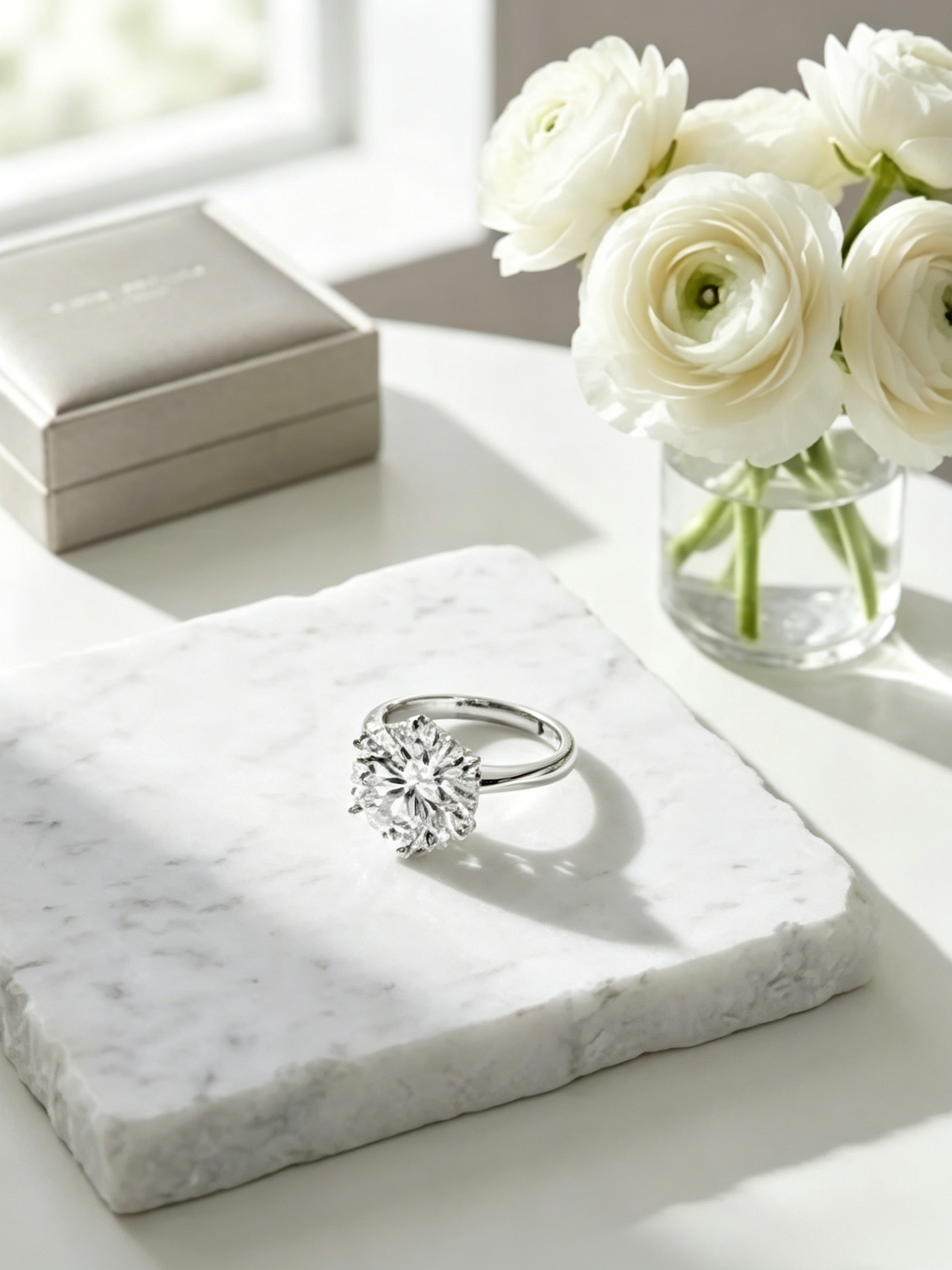 MSR.361 Ultimate Statement Solitaire | 10ct Ultra-Brilliant Moissanite | TARA AYARH LUNE