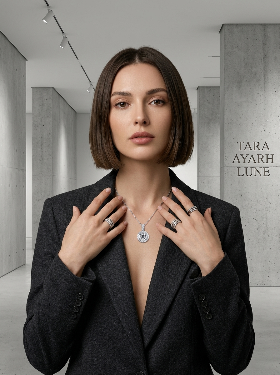 MSD.049|The "Stellar Halo" Grande Pendant | 2.0ct Lab-Grown Moissanite in Diamond-Encrust Pavilion