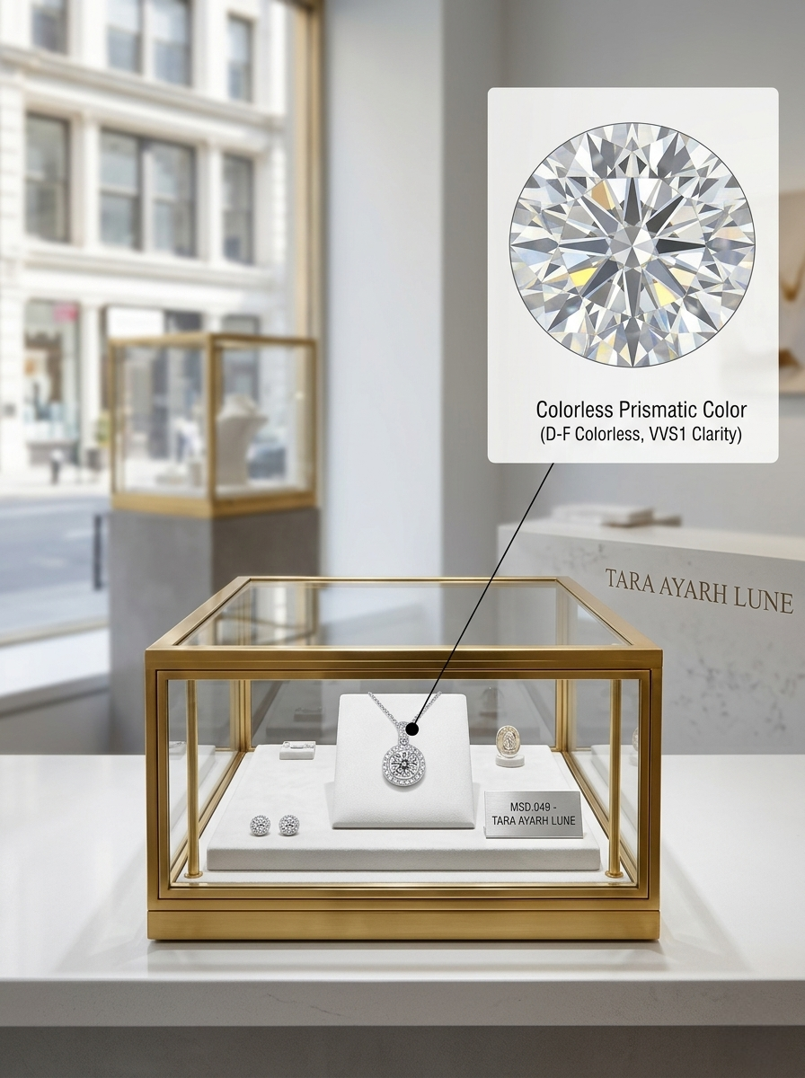 MSD.049|The "Stellar Halo" Grande Pendant | 2.0ct Lab-Grown Moissanite in Diamond-Encrust Pavilion