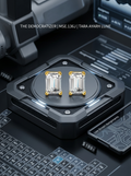 MSE.136 TARA AYARH LUNE | 2.0ctw Emerald-Cut Moissanite Stud Earrings in Genuine S925 Sterling Silver (Classic & 18K Gold Plated)