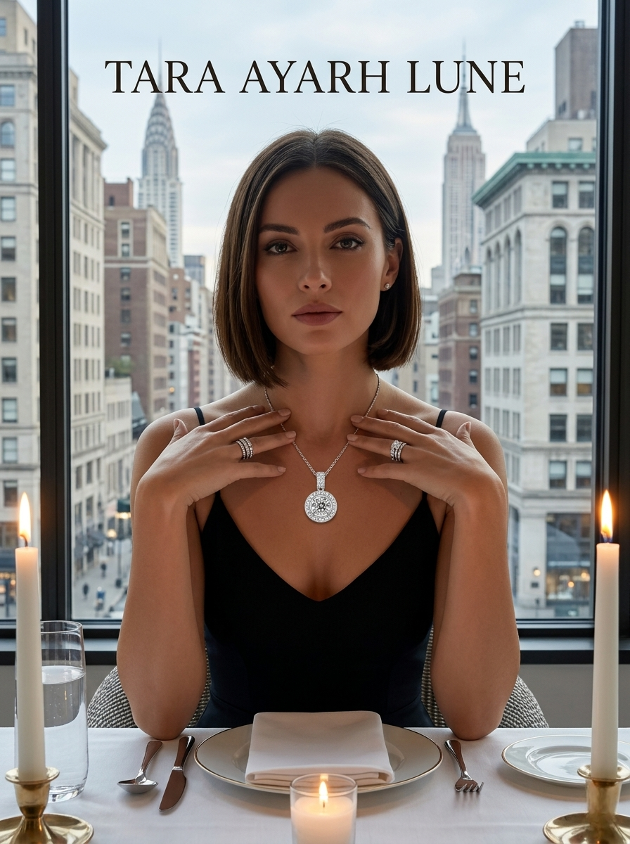 MSD.050|The "Galactic Halo" Grande Pendant | 3.0ct Brilliant Round-Cut Moissanite in Diamond-Encrusted Setting