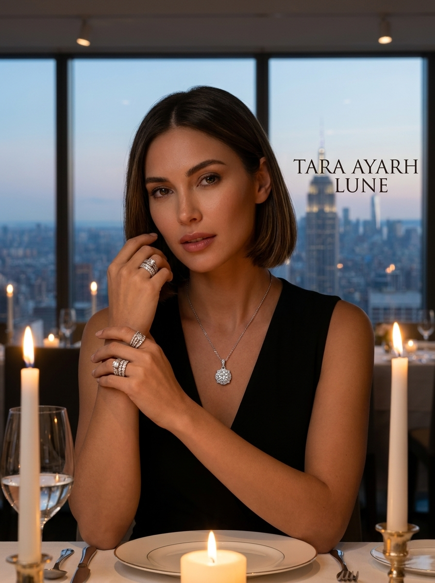 MSD.154|The "Empire Deco" Halo Pendant | 1.0ct Radiant Round Moissanite in Architectural Octagonal Frame