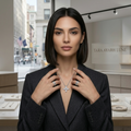 MSD.028|The "Botanical Aura" Pendant | Quad-Marquise Lab-Grown Moissanite in Sterling Silver