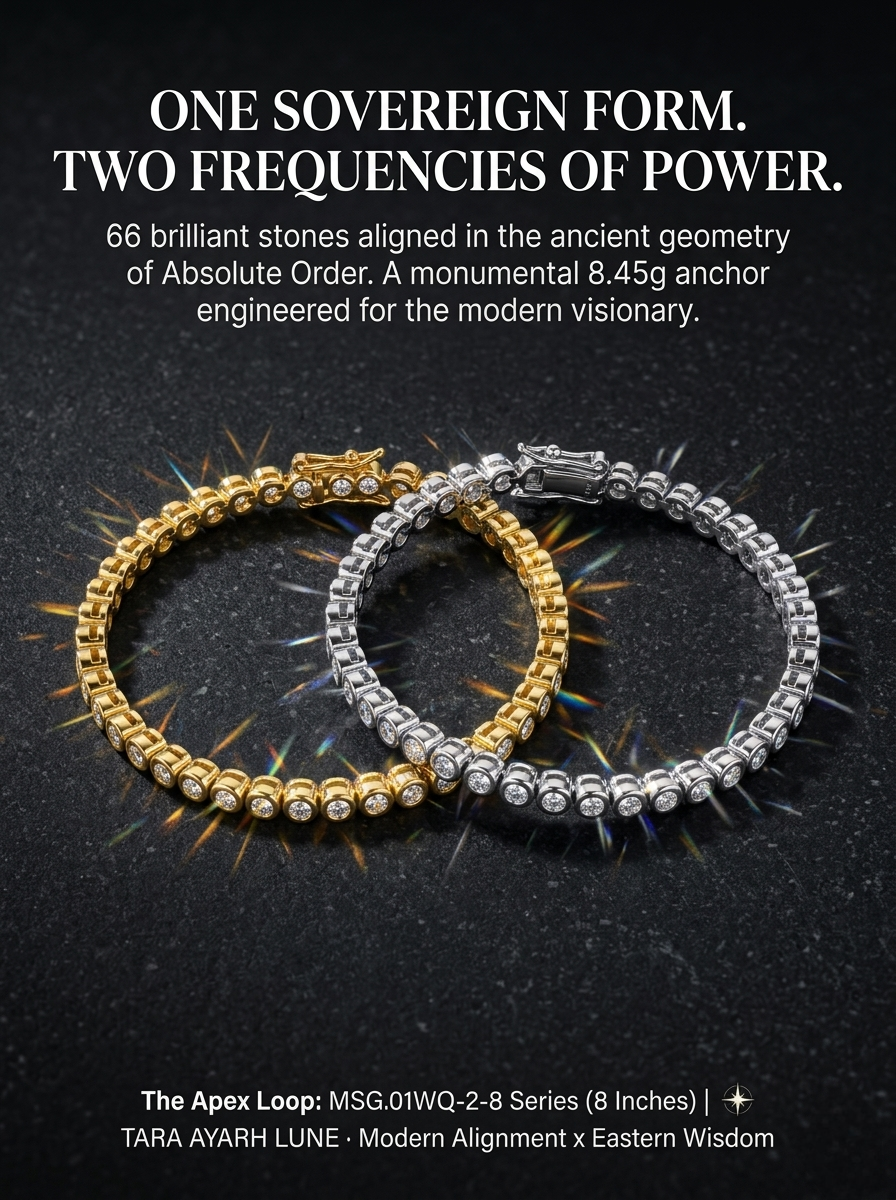 The Apex Loop Tennis Bracelet | 2.4ct Moissanite 8" | MSG.01WQ-2-8 Series