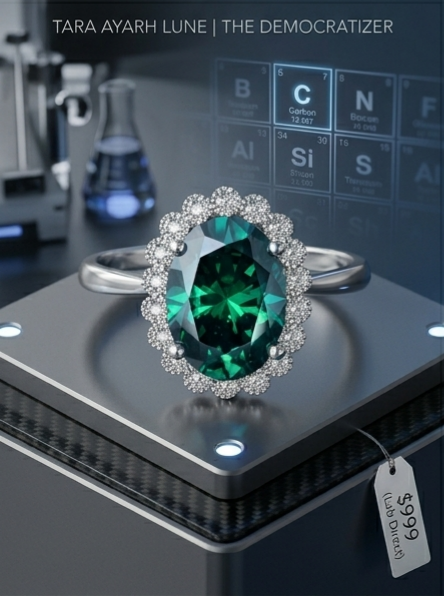 MSR.428 The "Solaris Oval" Statement Ring | 6ct Oval-Cut Moissanite Starburst Halo - High-Voltage Brilliance Trio