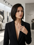 MSD.024 | The "Solitaire One" Pendant: 1.0ct Round Brilliant Moissanite in a Precision-Engineered Six-Prong Crown