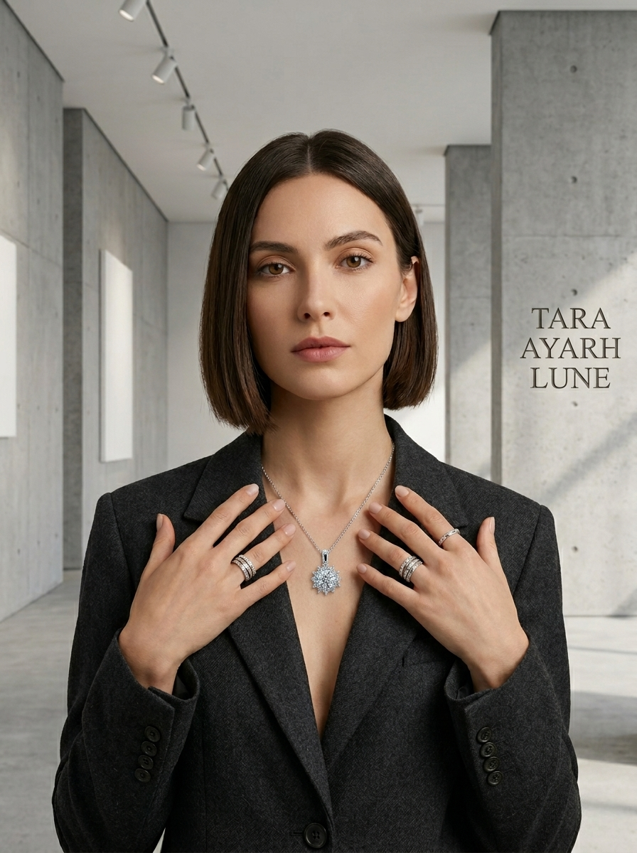 MSD.118|The "Solaris" Grand Bloom Pendant | 2.0ct Brilliant Round Moissanite in Radiant Sunburst Halo