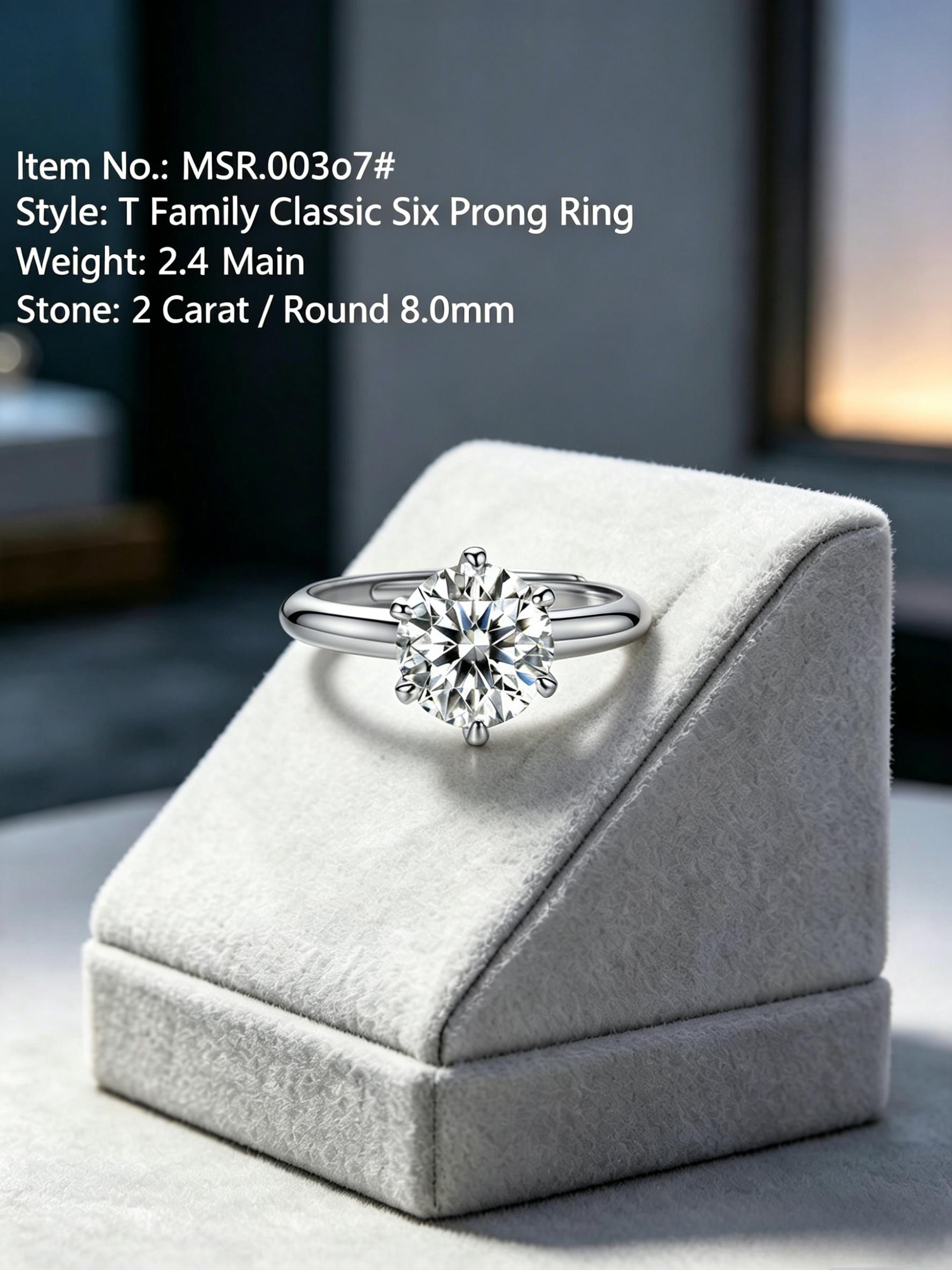 Versa-Glow | Adjustable Moissanite Wedding Ring - One-Size Surprise Promise & Anniversary Band
