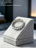 Chroma Eternity | Colorful Moissanite Wedding Band - Premium Sustainable Anniversary Ring