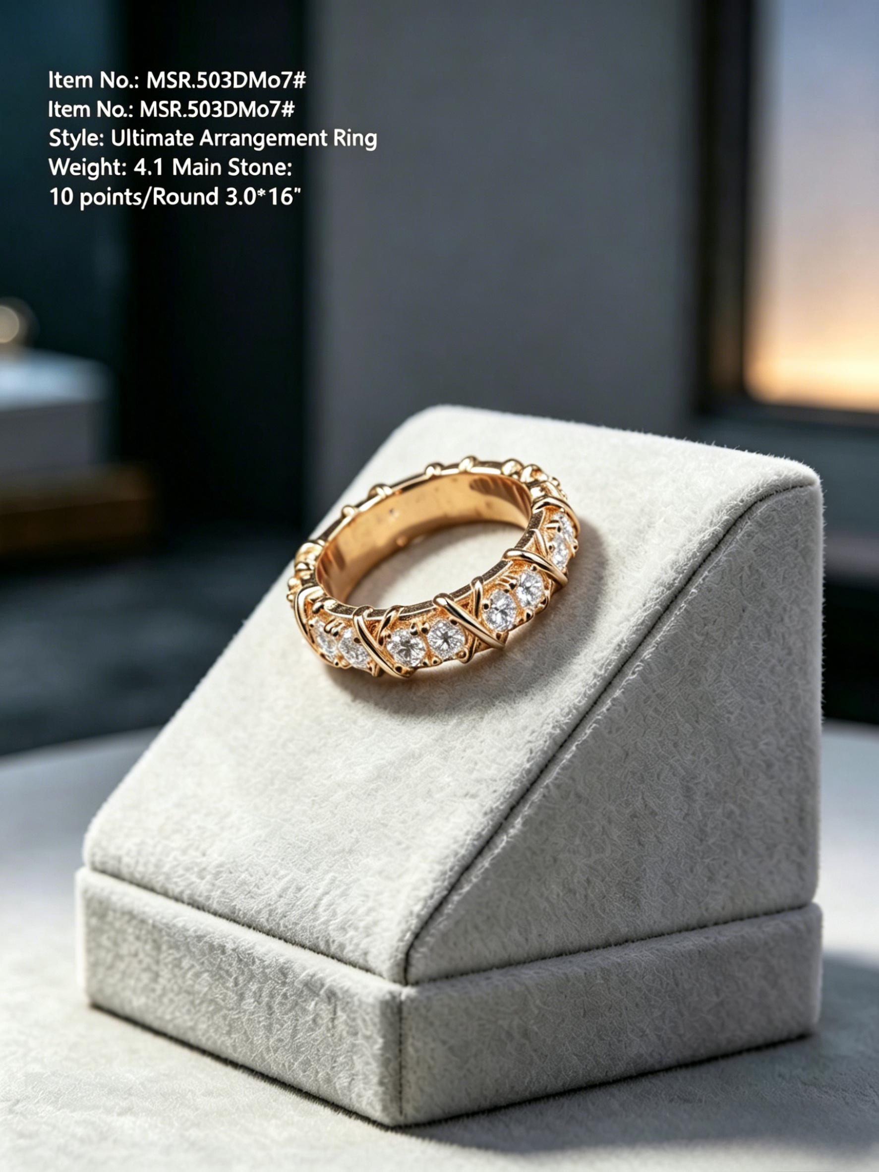 Chroma Eternity | Colorful Moissanite Wedding Band - Premium Sustainable Anniversary Ring