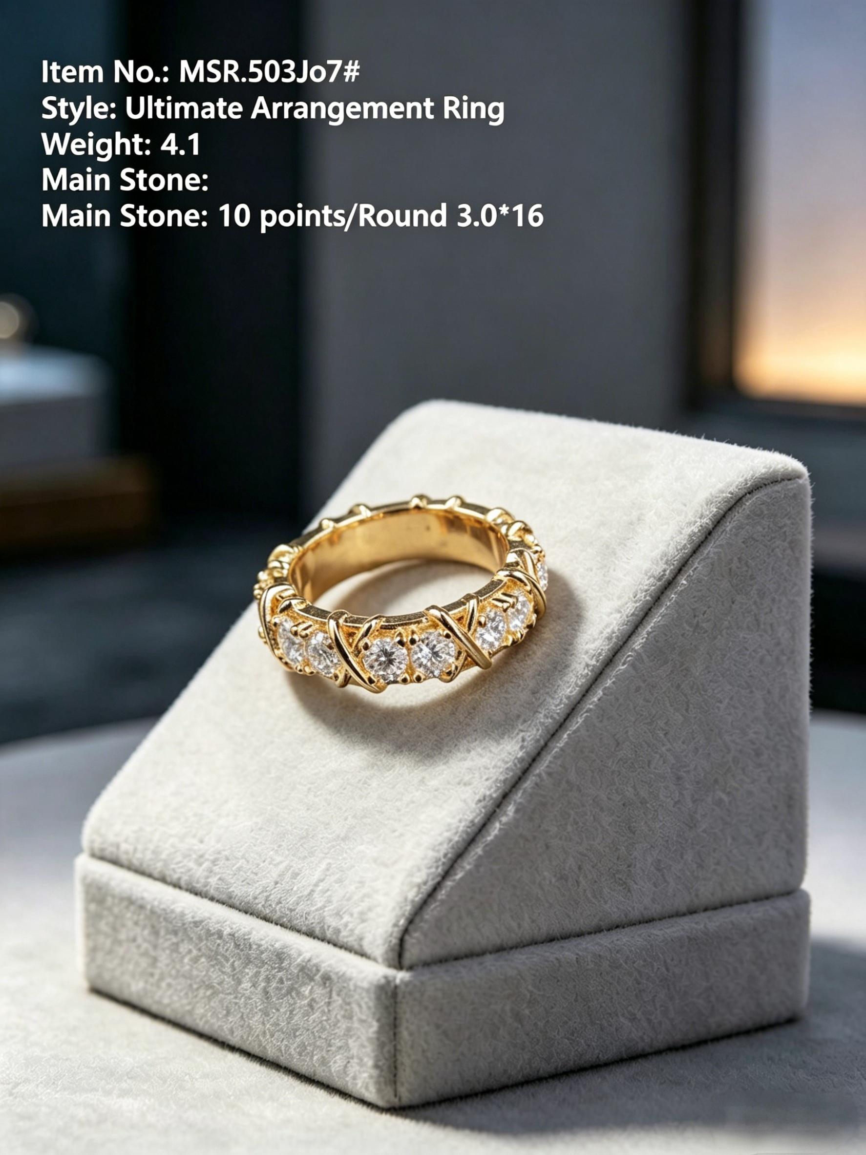Chroma Eternity | Colorful Moissanite Wedding Band - Premium Sustainable Anniversary Ring
