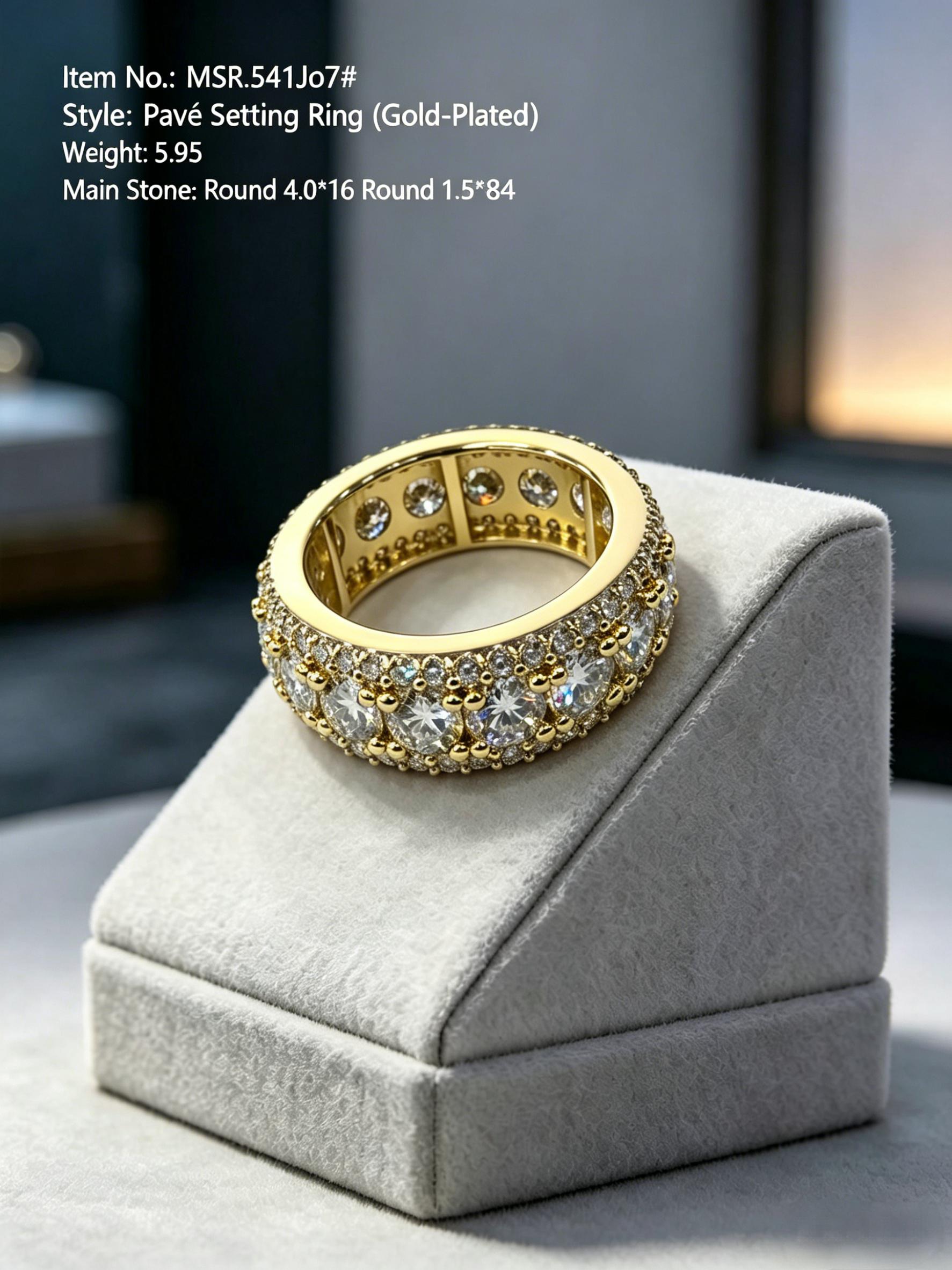 Chroma Eternity | Colorful Moissanite Wedding Band - Premium Sustainable Anniversary Ring